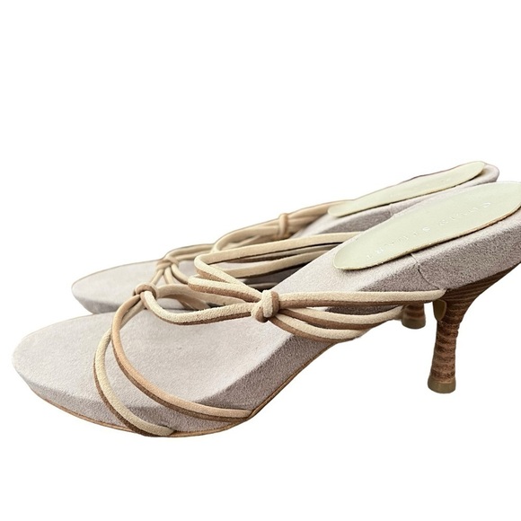 Colin Stuart Women’s Beige Strappy Heels in Size 6 - Picture 2 of 5